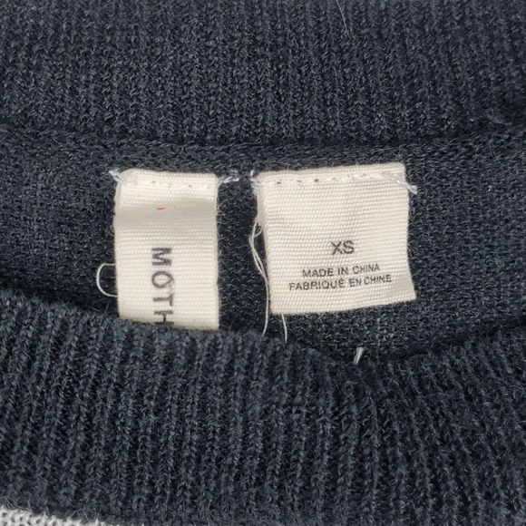 MOTH Anthropologie Striped Ramie Sweater Shirt - Picture 4 of 8